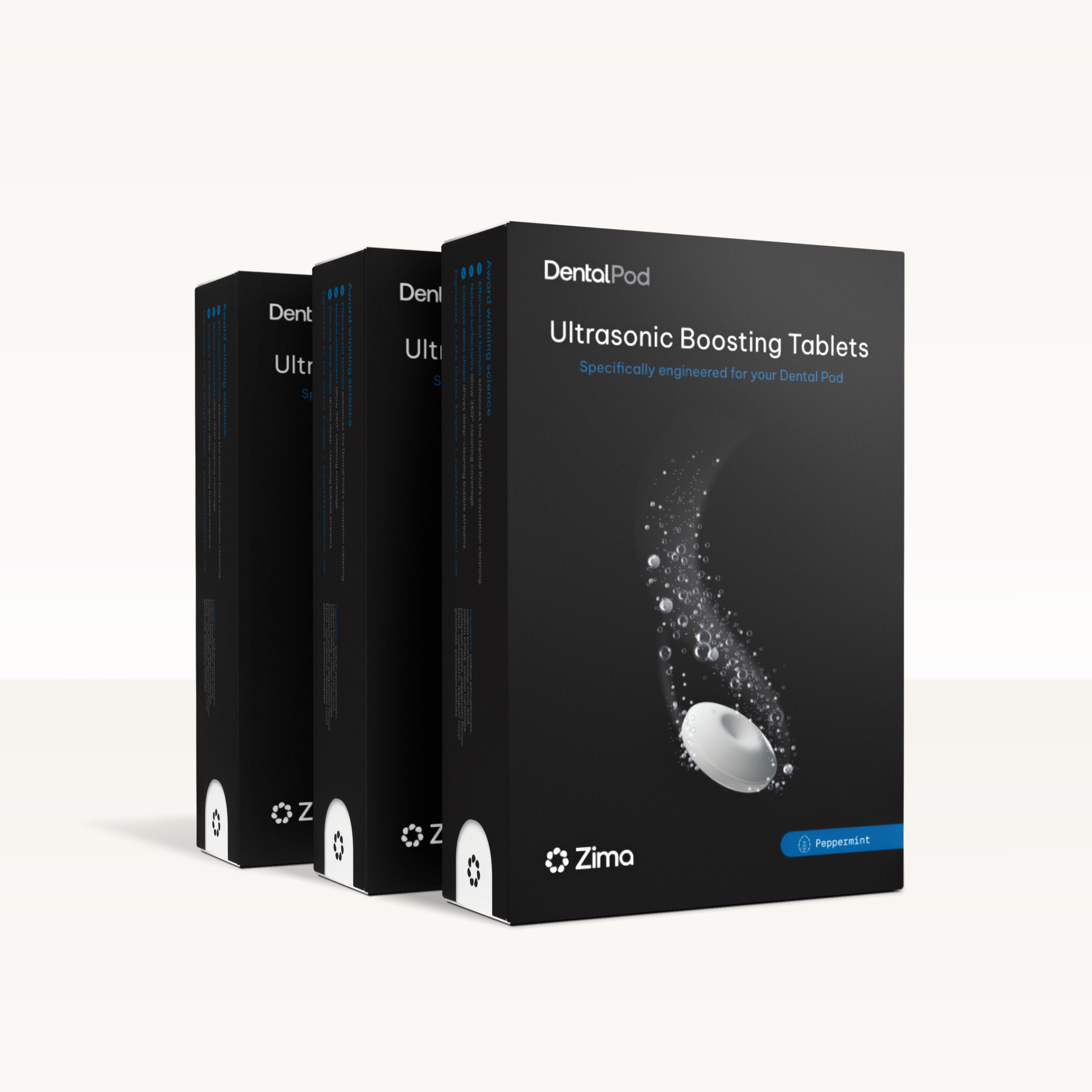 Dental Pod Ultrasonic Boosting Tablets | Cleaning Tablets | For Use with Zima Dental Systems