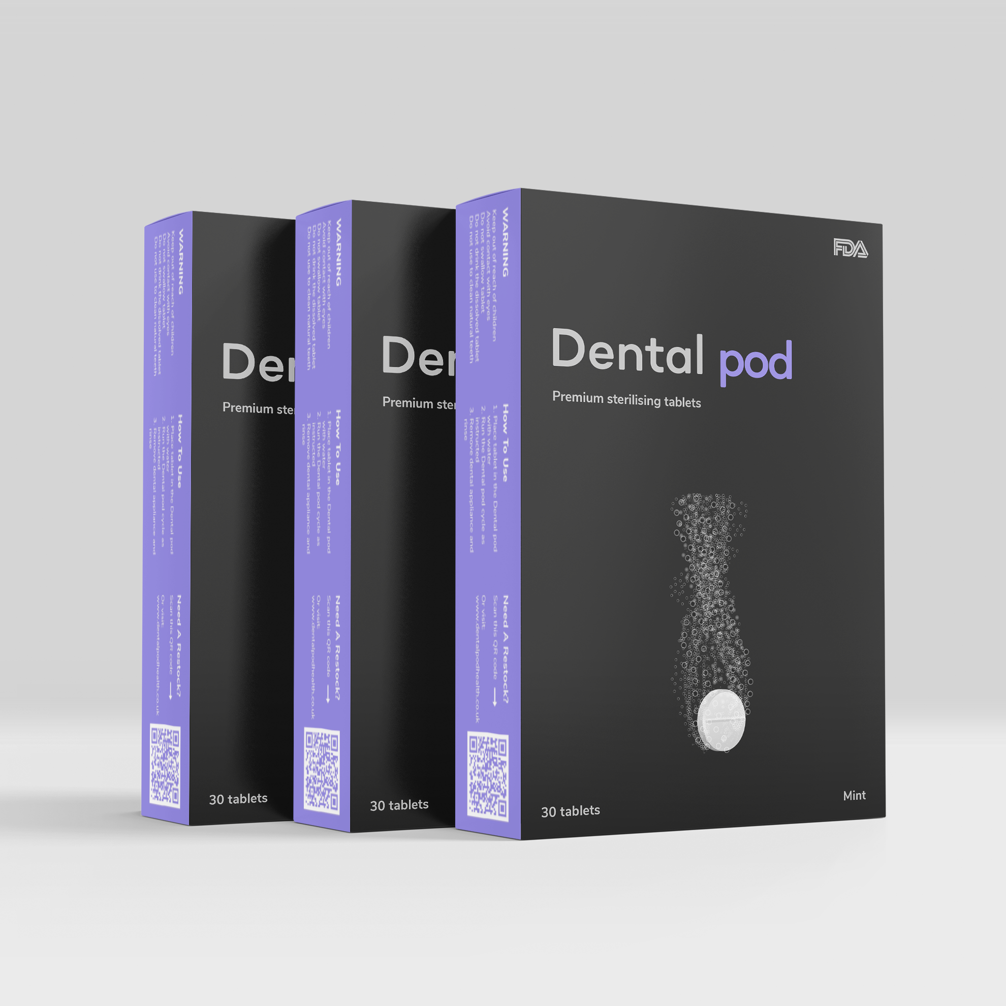 30 Dental Pod Sterilizing Tablets